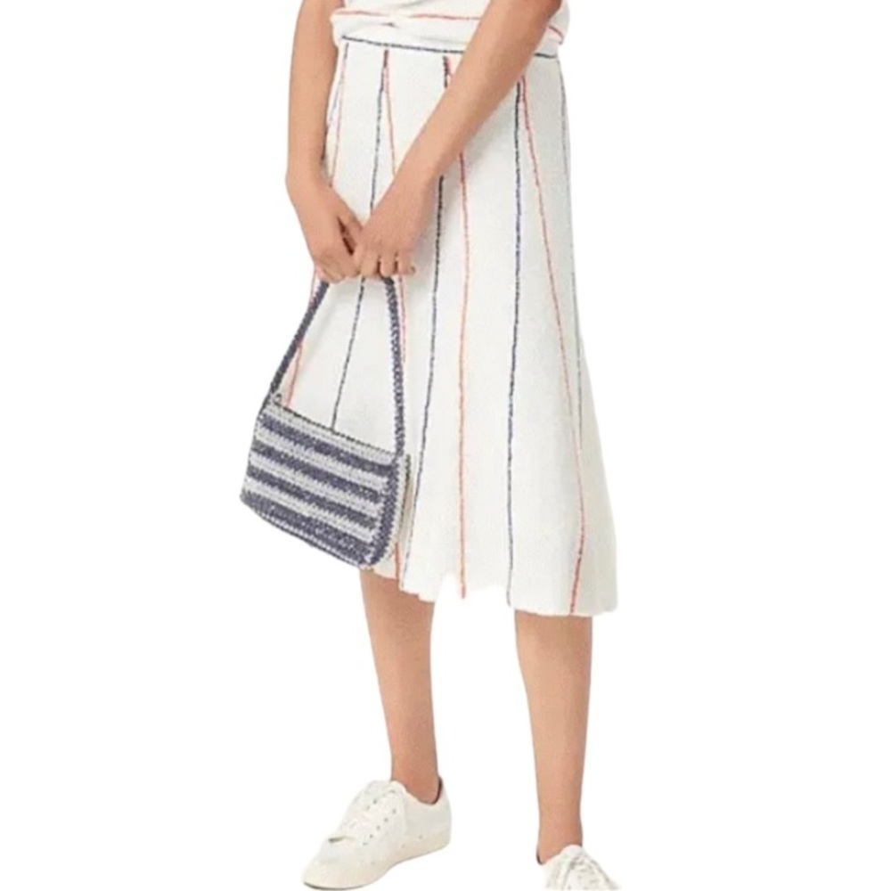J. Crew striped knit skirt • size xl